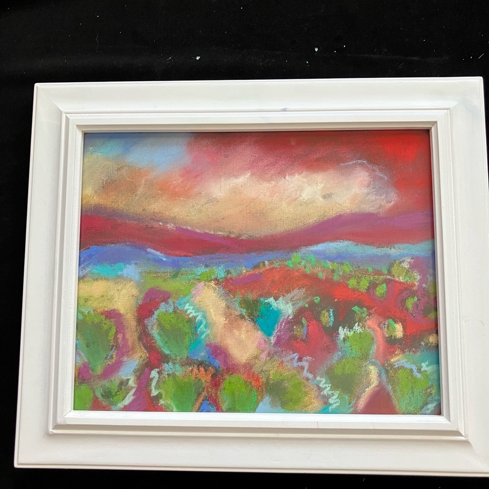 Southwest Hillside “An Original Pastel Painting 10”x13”Original Framed